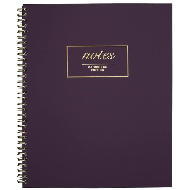 Cambridge Meeting Notebook, Journal, 8-3/8" x 11", Legal Ruled, 80 Sheets, WorkStyle, Fashion, Purple (49567) - Image 1